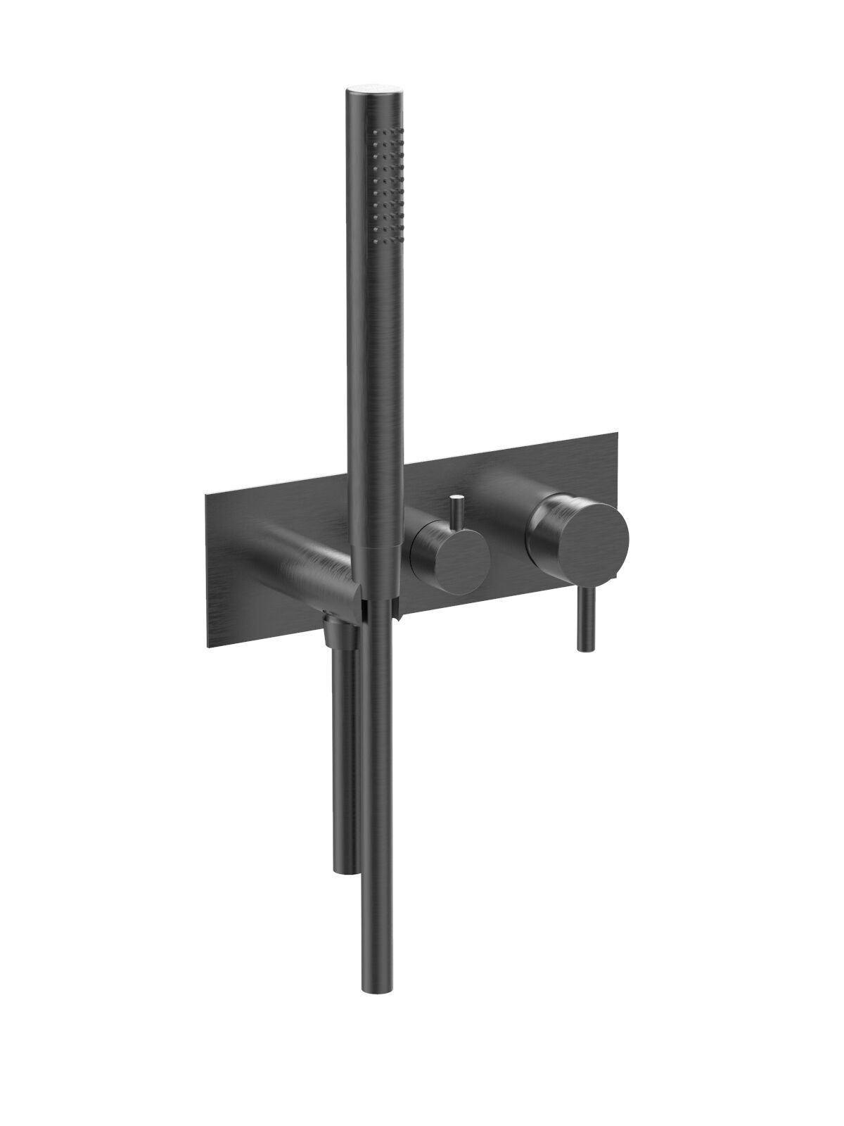 Настенный смеситель для ванны с 3 отверстиями и ручным душем Rubinetterie Frattini отдельная эстетика ARCH-00136591 - Вид №5