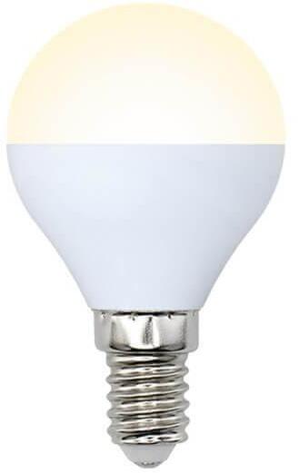 LED-G45-9W/WW/E14/FR/NR Лампа светодиодная E14 9W 3000K матовая UL-00003826 Volpe LED-G45
