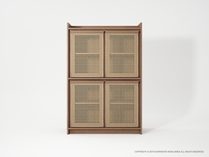 571_1234 Шкаф с 4 дверцами Karpenter ROOTS