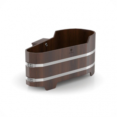 152 Ванна из дуба 1,53х0,74 h=0,6/0,7 (дуб морёный) Alyarus 