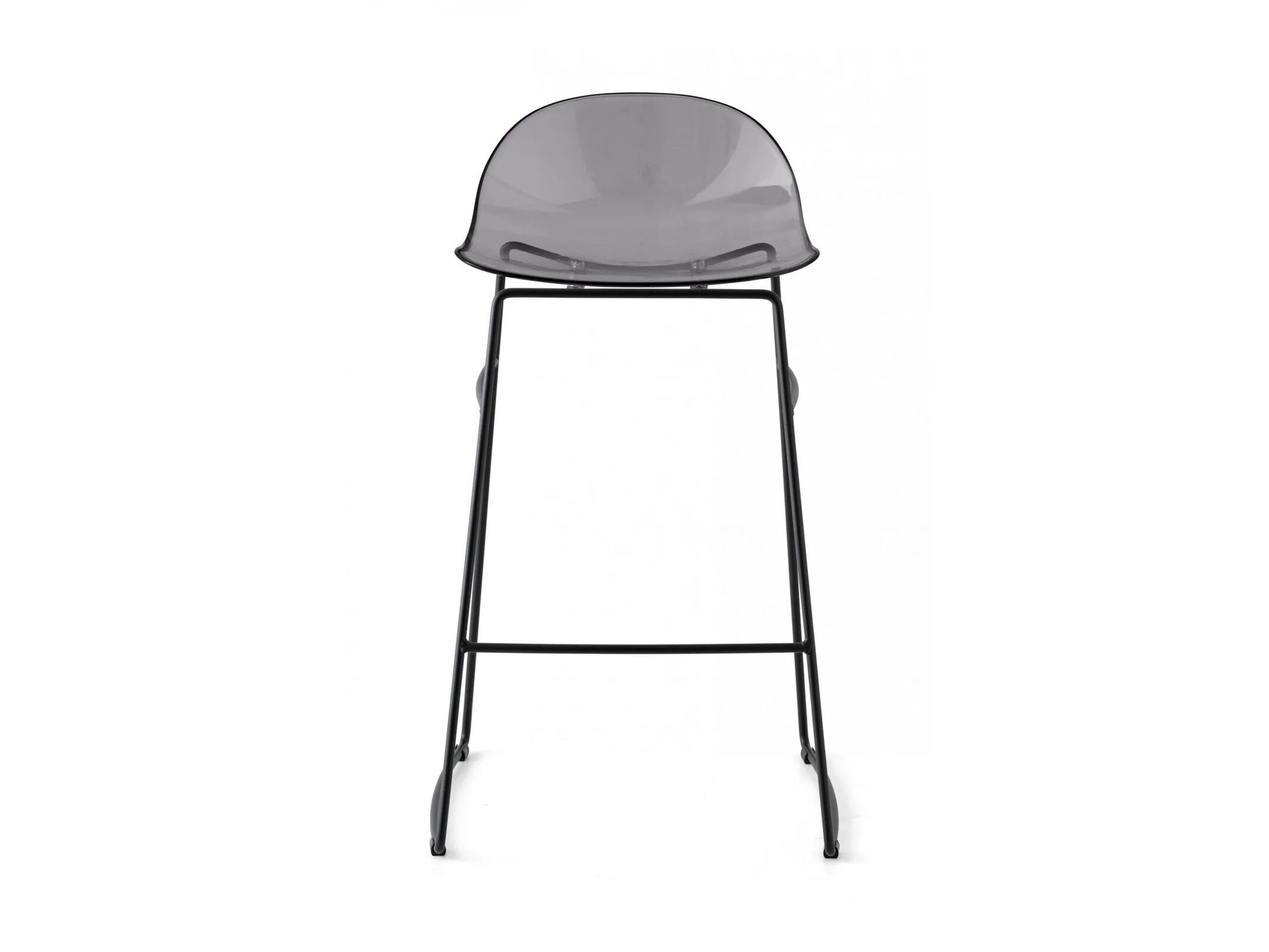 Высокий табурет из полипропилена с металлическими ножками Connubia Академия ARCH-00142374 - Вид №1