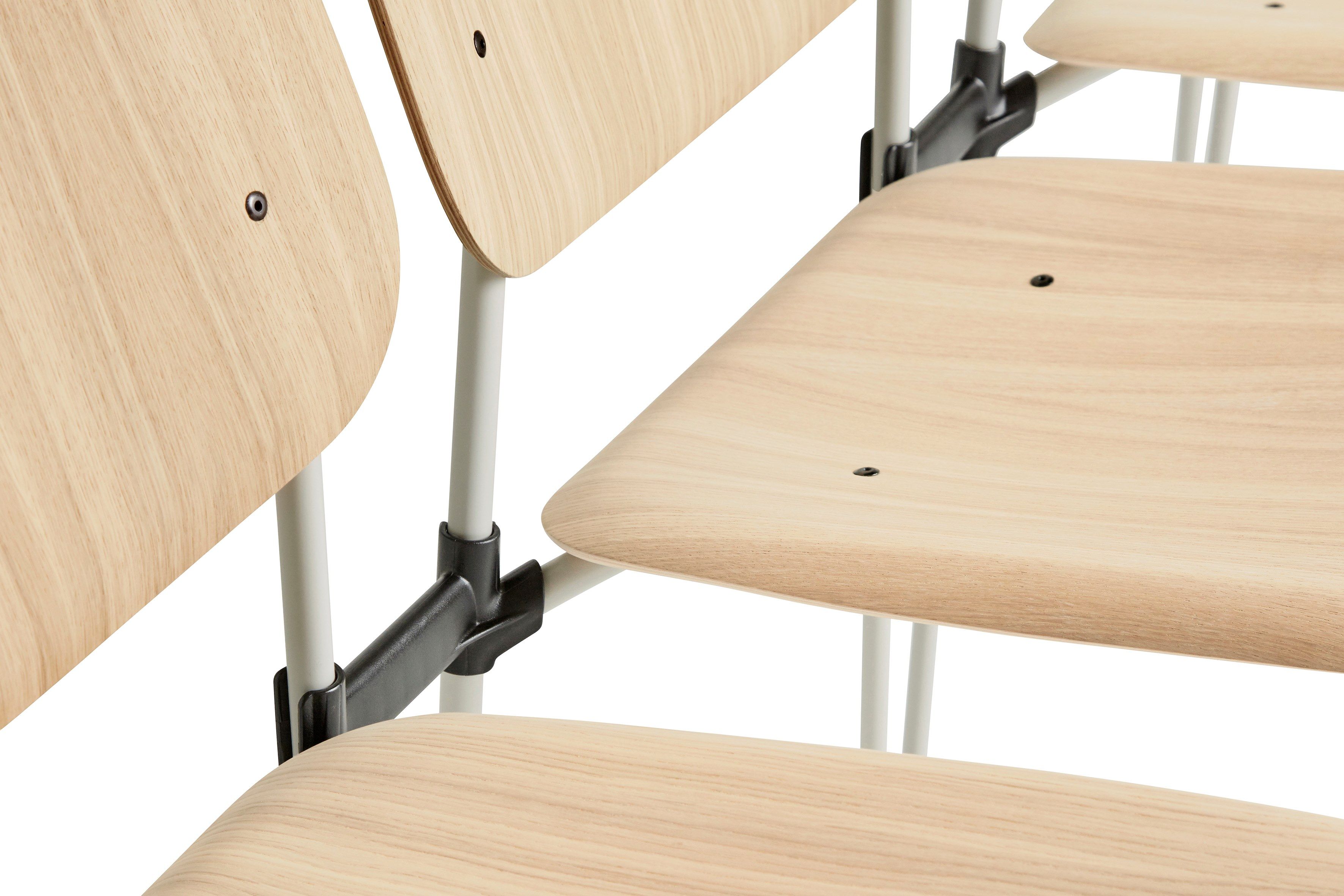 Штабелируемый стул из стали и дерева Hay Soft Edge ARCH-00113713 - Вид №9