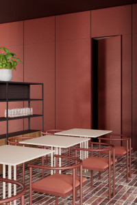 Алюминиевый квадратный стол