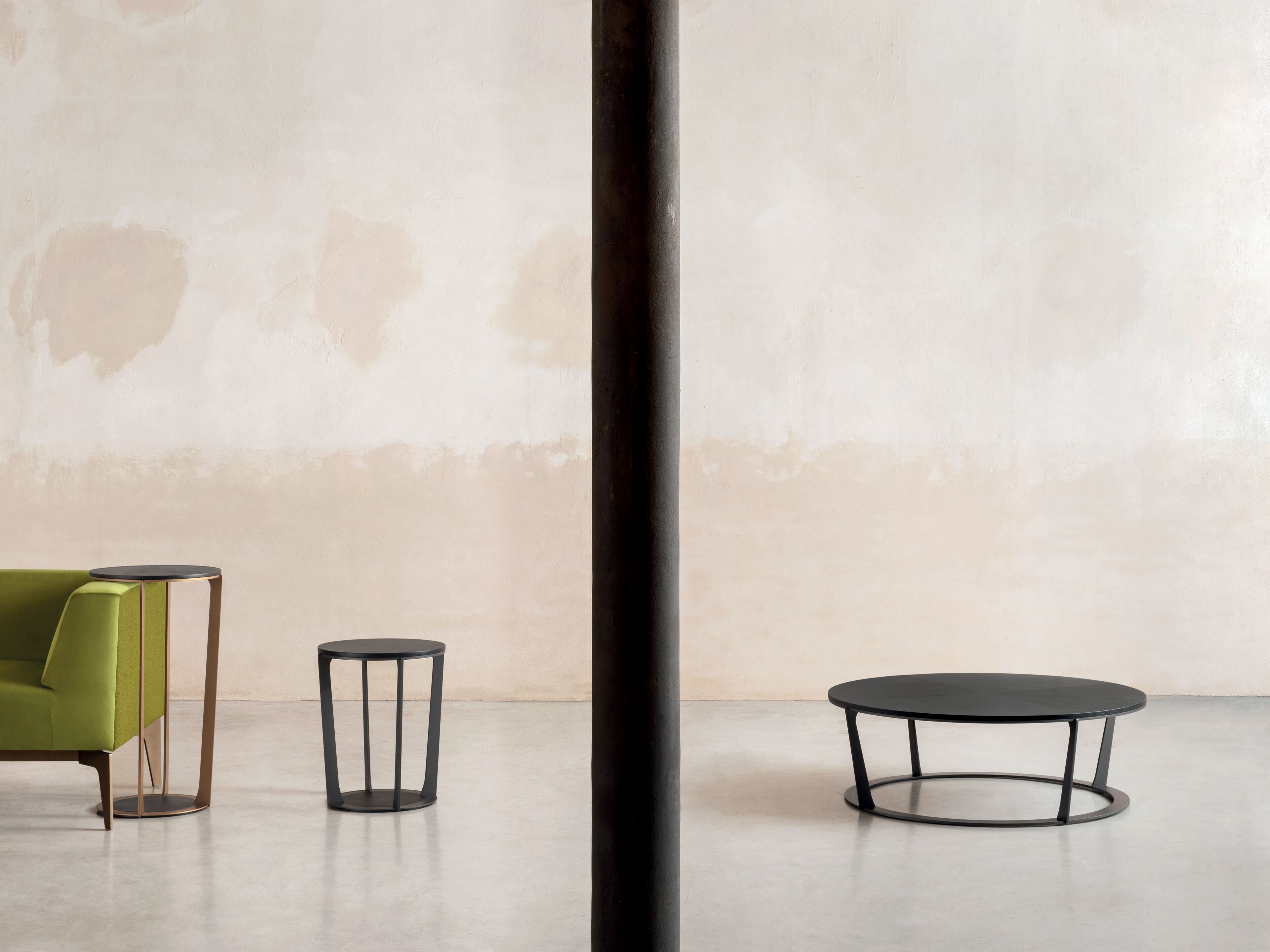 Круглый журнальный столик из шпона Riccardo Rivoli VASONE ARCH-00064654 - Вид №6