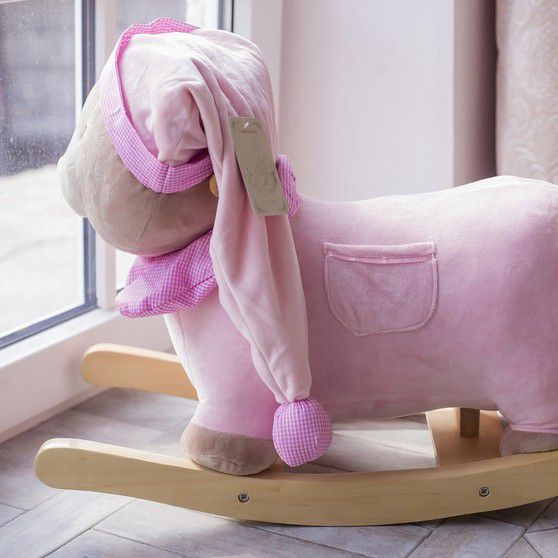 Качалка детская "Мишка" розовая COMFORTBABY  351335 Розовый Santreyd  - Вид №3