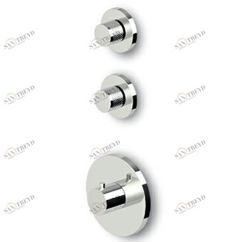 ZD1660 - R97821 Встраиваемый термостатический смеситель для душа 1/2 "с двумя запорными кранами. Zucchetti Isy 