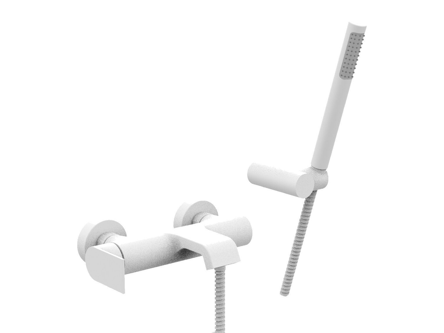 Настенный смеситель для ванны с ручным душем Rubinetterie Frattini Птолемей ARCH-00068297