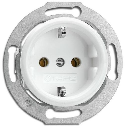 THPG Одинарная пластиковая электрическая розетка  176400  - Вид №1