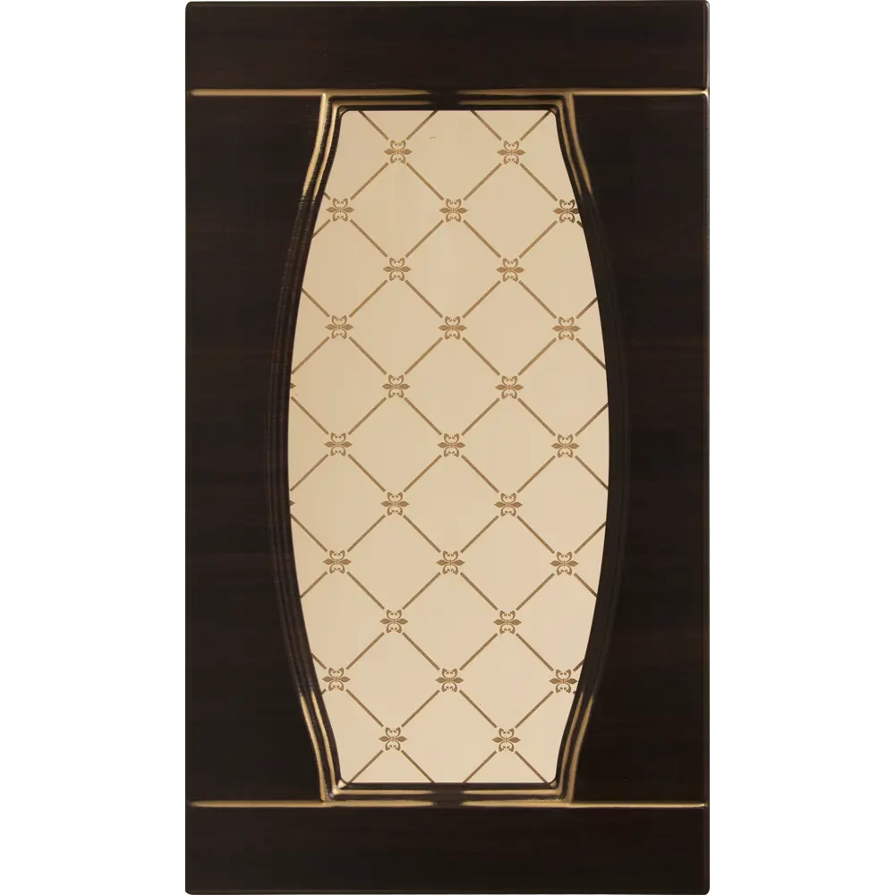 Витрина для шкафа «Византия», 60х35 см, цвет тёмно-коричневый DELINIA STLM-2014768