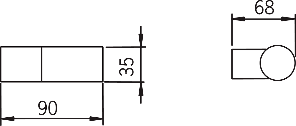 Oras 251080 Держатель ручного душа 251080 Hydra Хром  - Вид №1