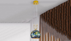 Kolarz 0392.31+1M.3.Aq.BG AQUA blau+green подвес