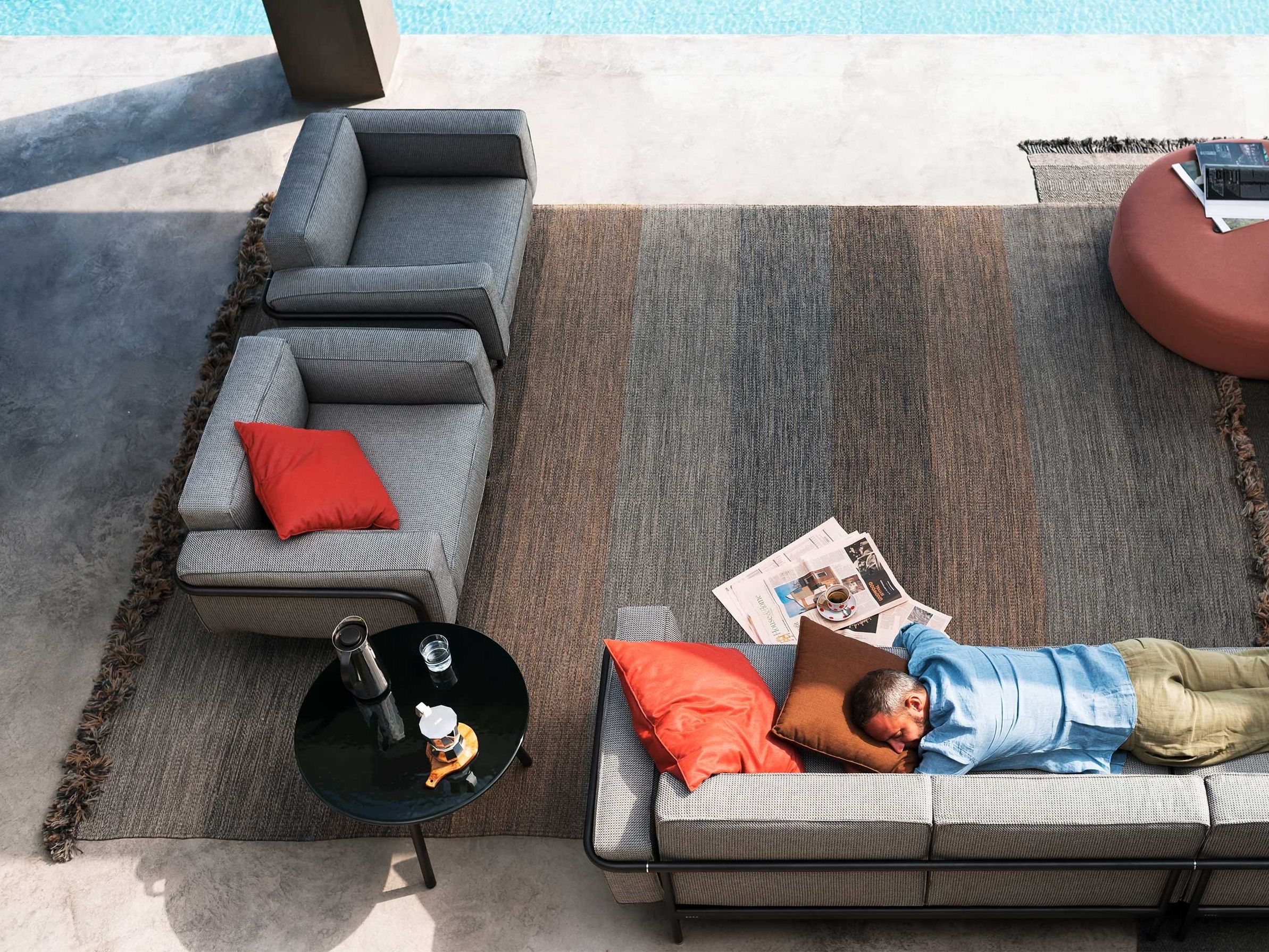 Тканевое садовое кресло с подлокотниками RODA Extendo ARCH-00132096 - Вид №3