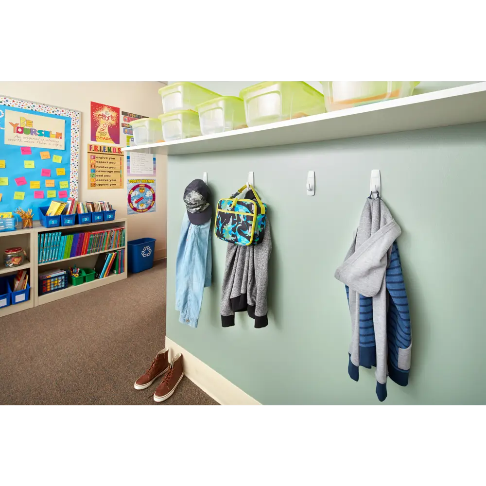 Крючок Command пластик максимальная нагрузка 1.3 кг 35 мм пластик цвет белый STLM-2103713 - Вид №7