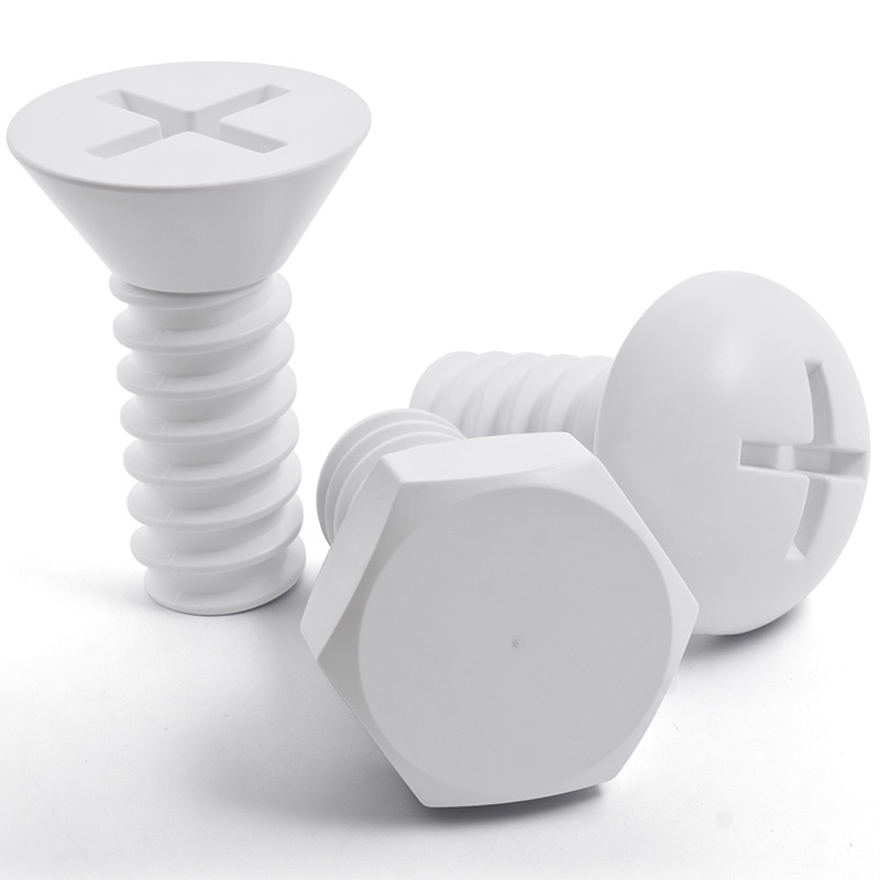 QL10064-WH Набор вешалок screw 3 шт. белый Qualy 