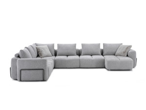Модульный угловой диван из ткани