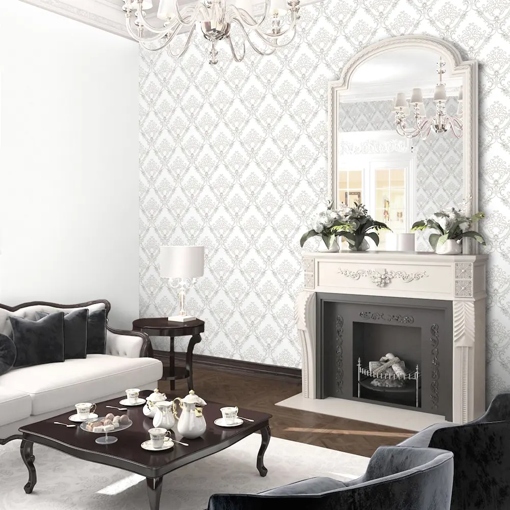 Обои флизелиновые Erismann Fusion белые 1.06 м 60024-02 STLM-2143208 - Вид №2