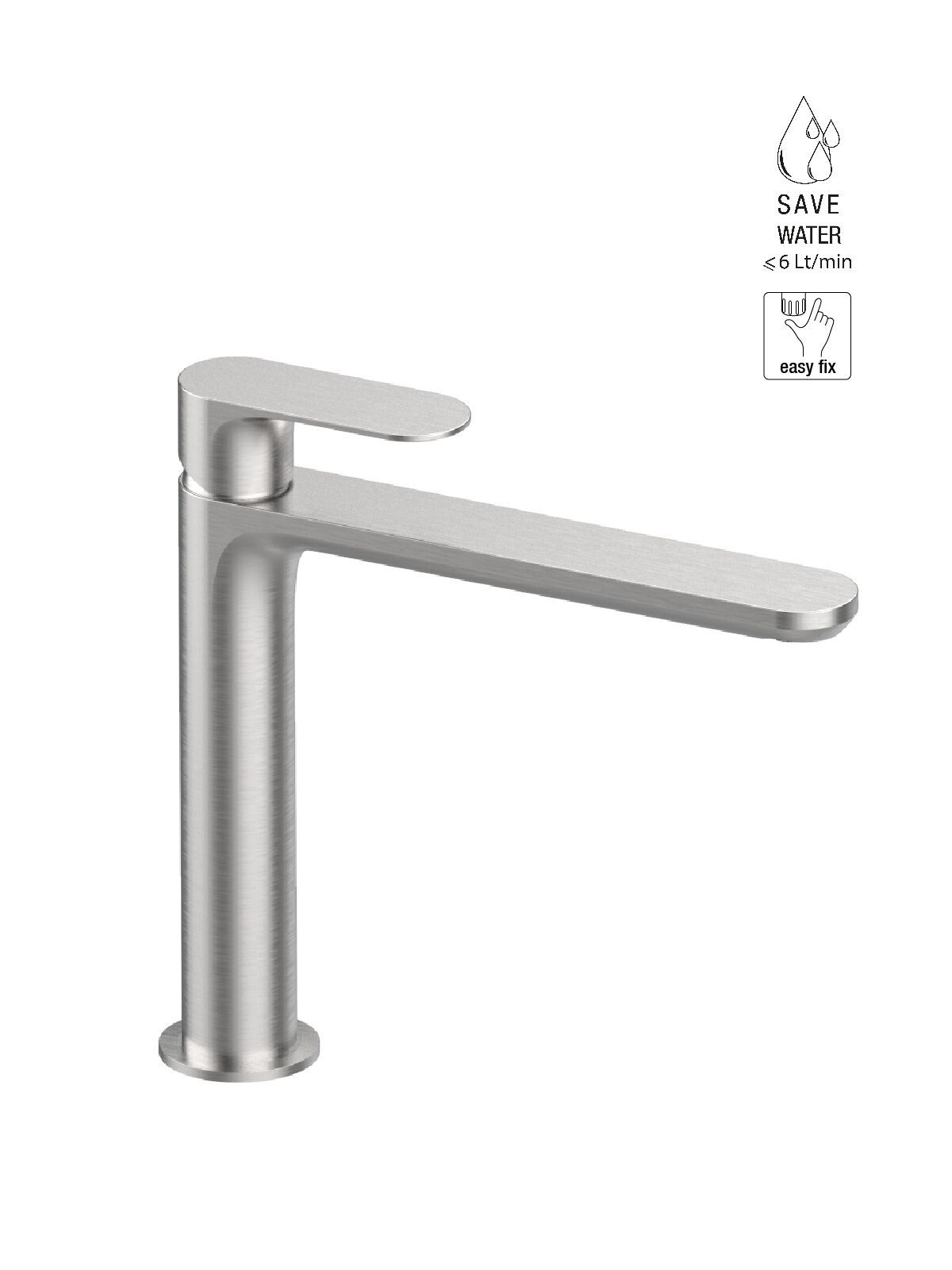 Смеситель для раковины с одним отверстием без слива Rubinetterie Frattini Lea ARCH-00015979 - Вид №10