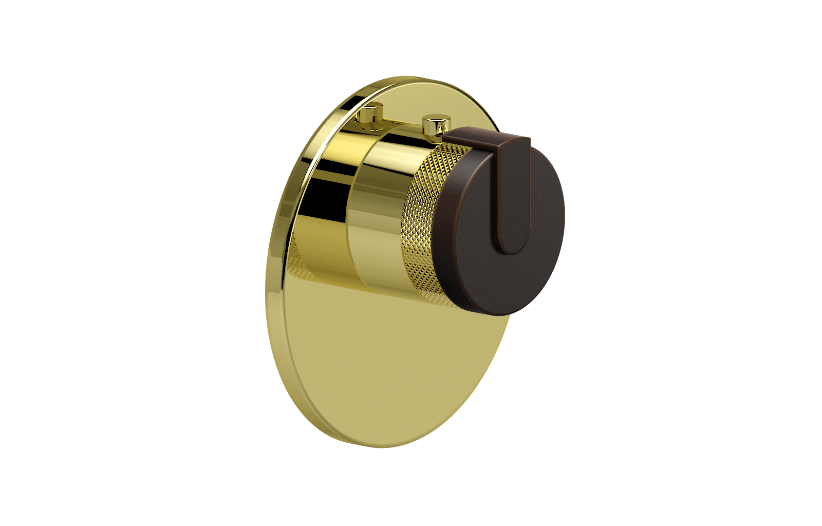 E-8027-R1OBE-L1OB-PB-T Термостатический переключатель 3/4-Внешняя часть GRAFF MOD+