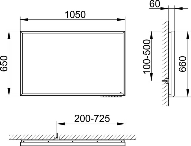 14598132000 Зеркало с подсветкой KEUCO Royal Lumos - Вид №4