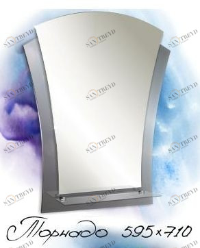Зеркало Торнадо 595х710 (064) Торнадо МИР ЗЕРКАЛ 2322442