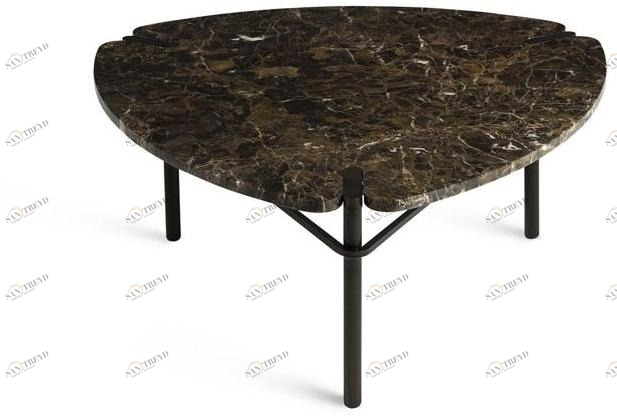 Roche Bobois Треугольный мраморный журнальный столик sun-id-1423456