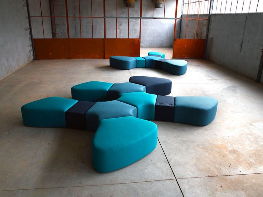 Adrenalina Модульная скамья из ткани Sir-pent sun-id-1354760 - Вид №5