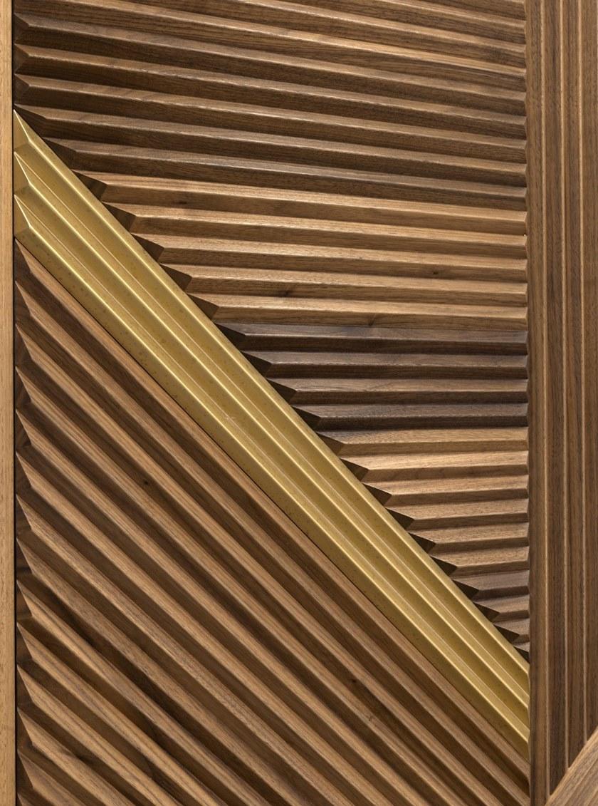 FOGLIE D'ORO Модульная трехмерная деревянная облицовка интерьеров Superfici verticali sun-id-1473008 - Вид №1