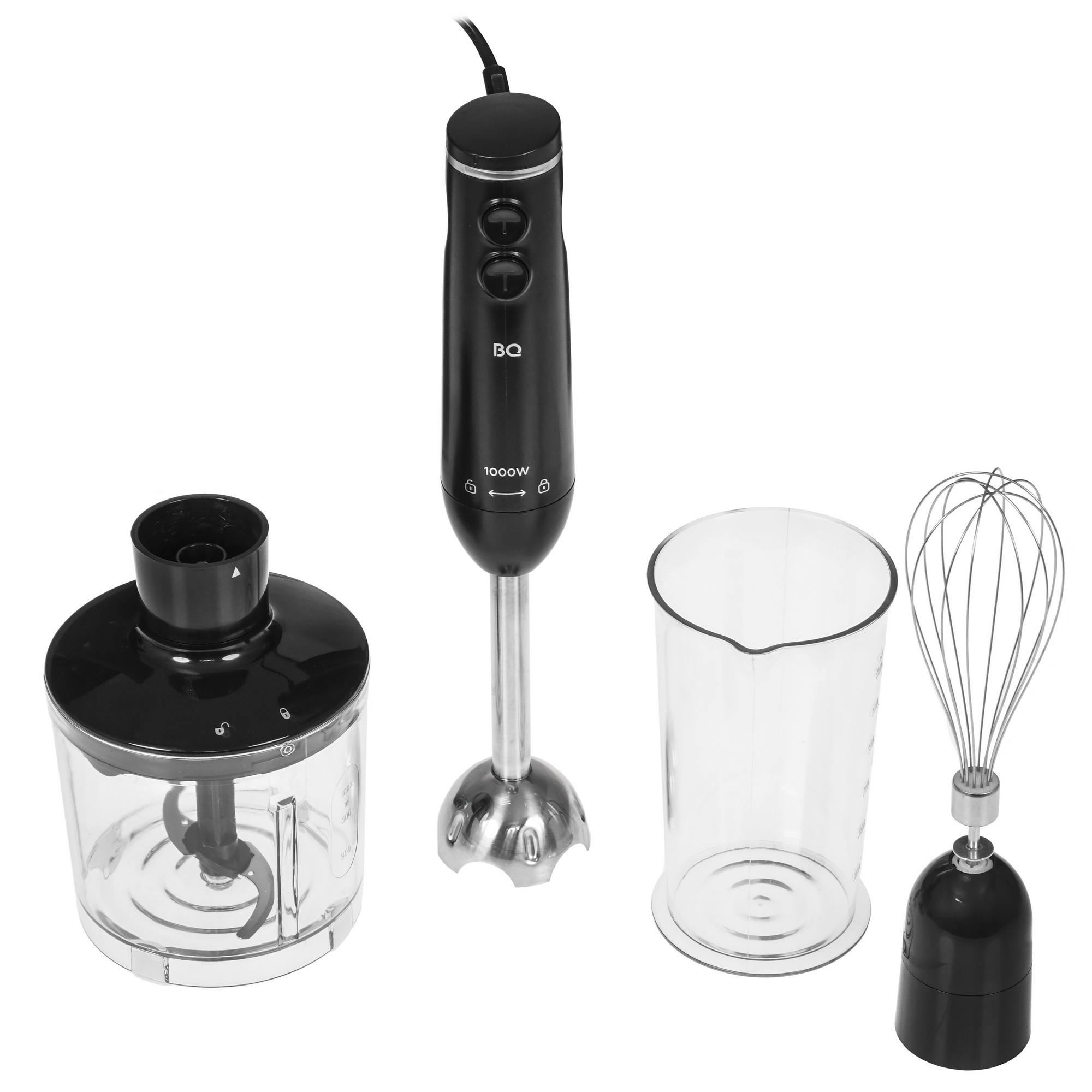 9076888 Блендер погружной BQ HB1031SS черный STDN-0038076