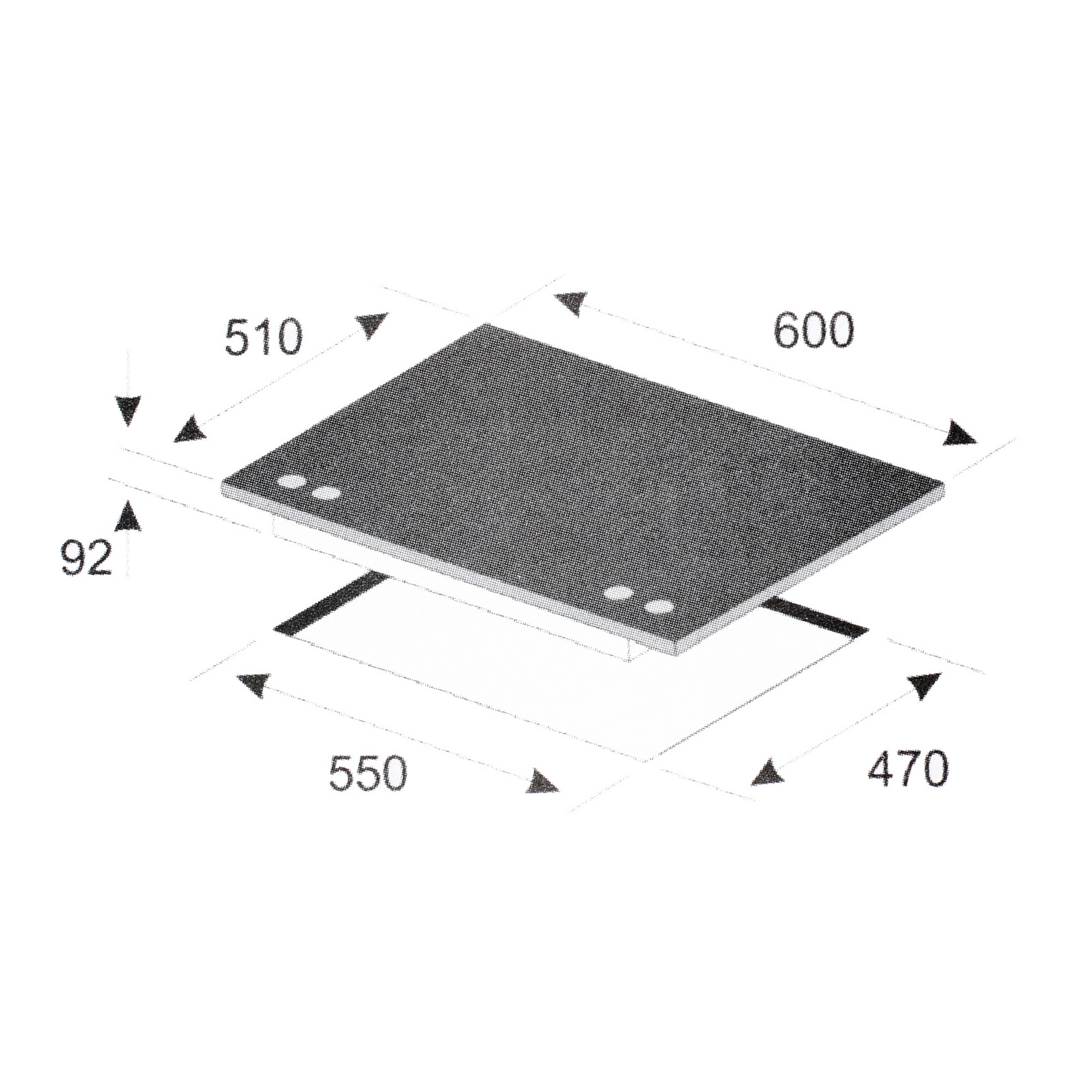 8157907 Газовая варочная поверхность Kaiser KCG 6394 Turbo Romb STDN-0085766 - Вид №6