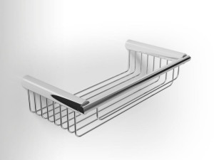 Настенная мыльница из хромированной латуни