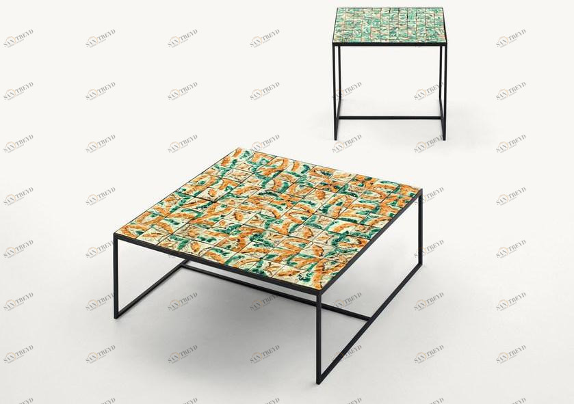 Paola Lenti Садовый стол из майолики sun-id-1416640