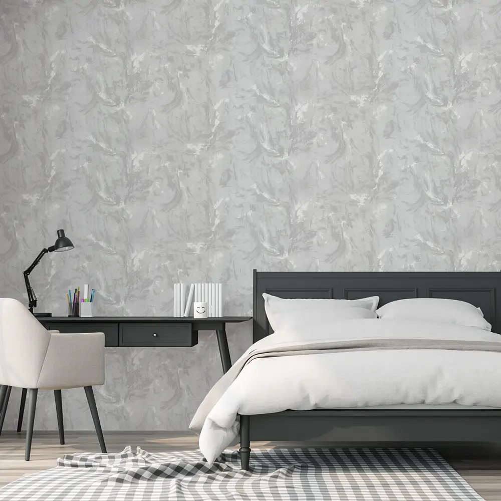 Обои флизелиновые Walldecor Пантеон темно-серые 1.06 м 75213-41 89361487 STLM-2011466 - Вид №2