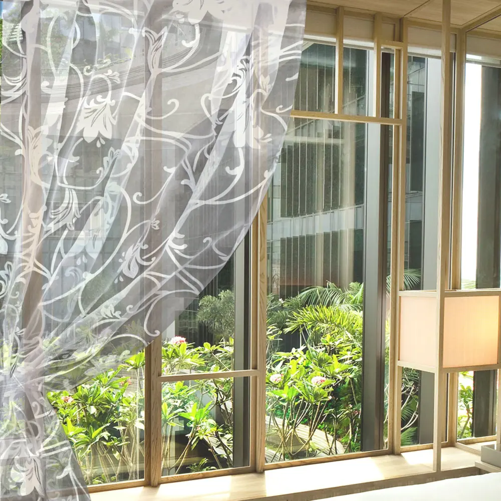 Тюль на ленте «Вивьен» 250х260 см цвет белый AMORE MIO STLM-2135219 - Вид №3