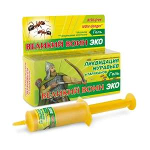 Инсектицид для защиты от ползающих насекомых Великий Воин Эко гель 45 г