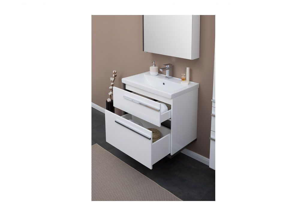 Мебель для ванной Aquanet Фостер 70 эвкалипт мистери/белый 00209028 - Вид №7