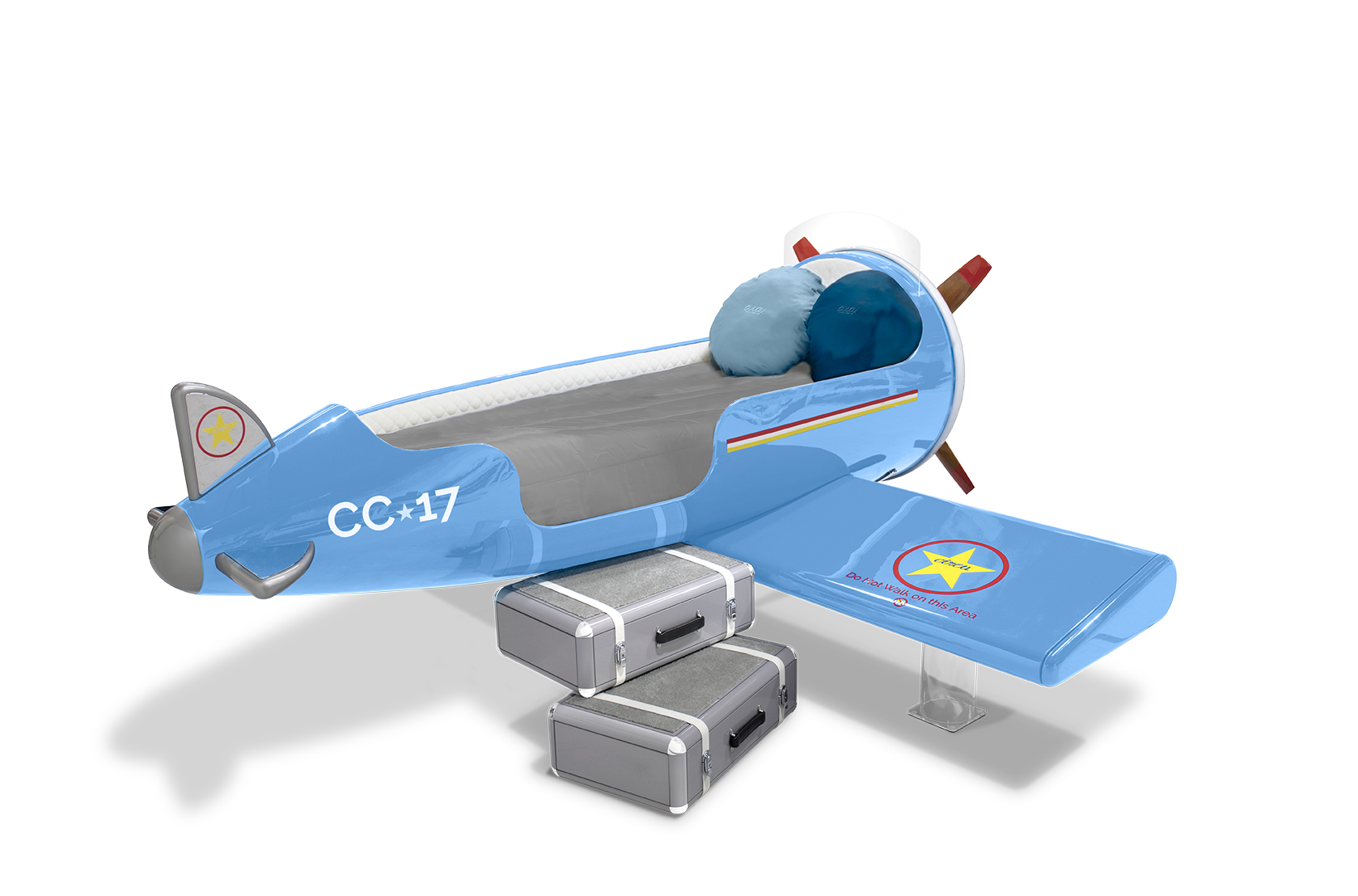 CIST20 Детская кровать самолет Sky One Circu  - Вид №4