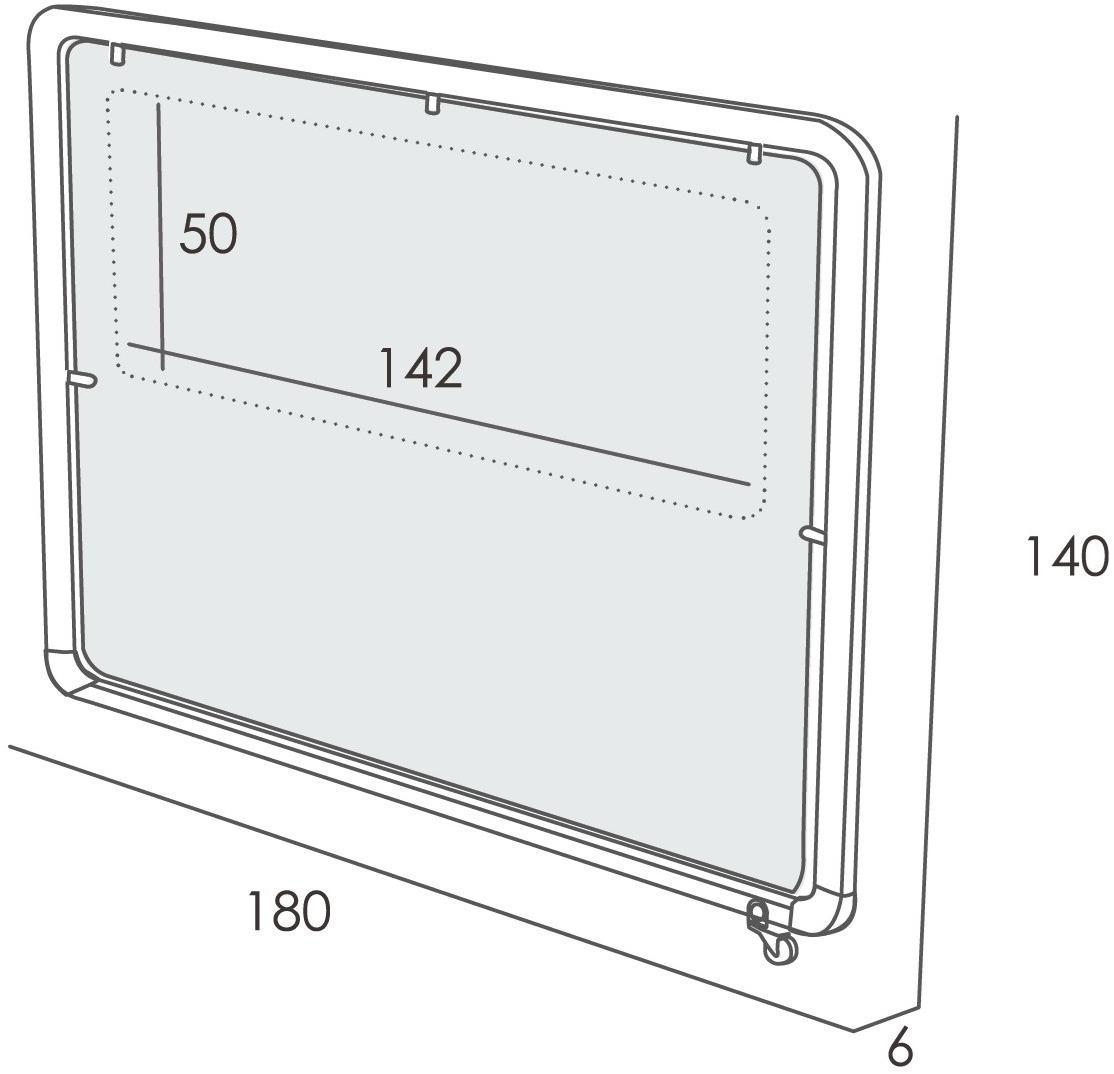 Ezpeleta Алюминиевый перегородочный экран и олефиновая панель Siena M0-vo10sie03 - Вид №1