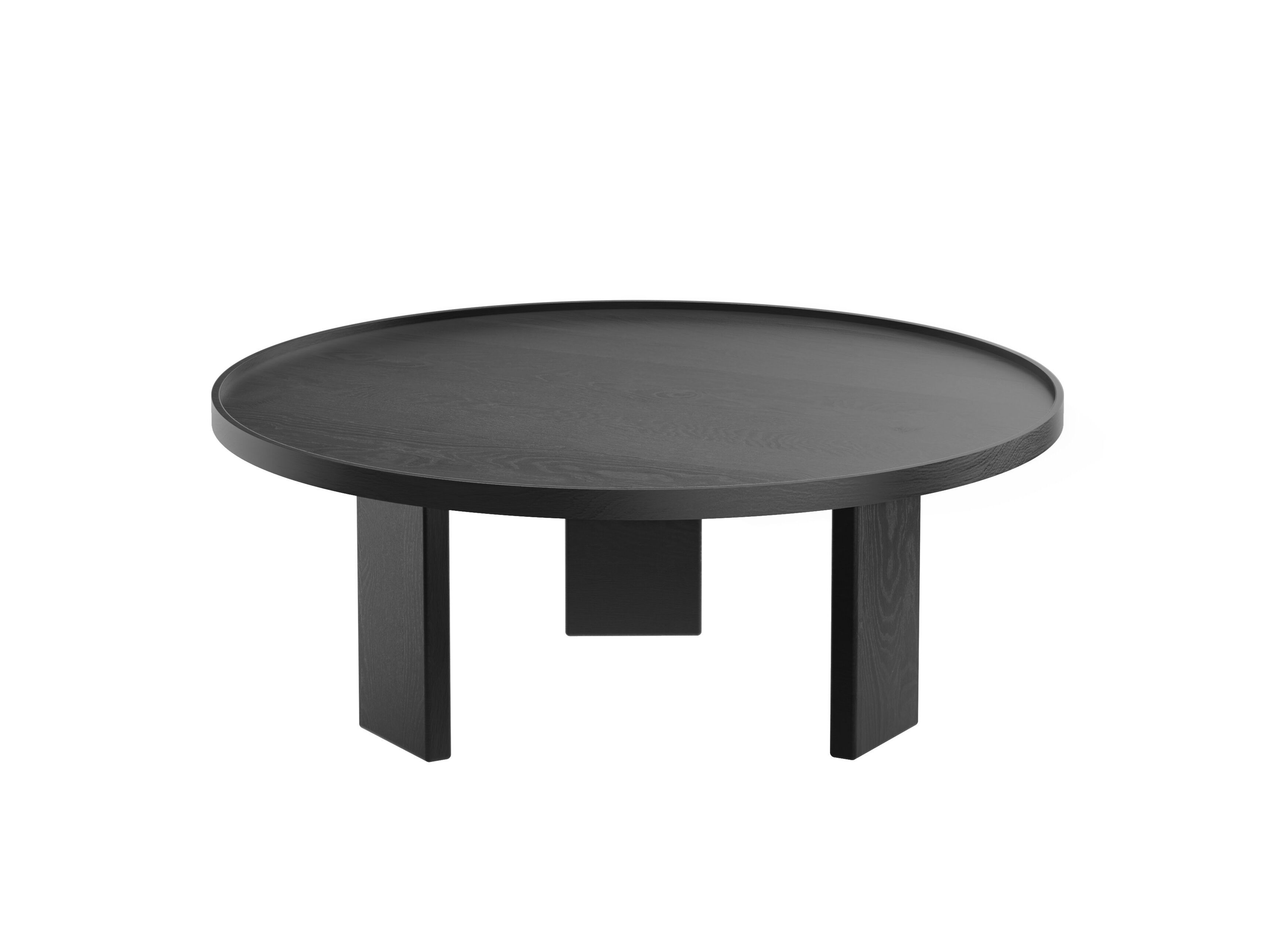 Круглый деревянный журнальный столик Noah Living Piet ARCH-00071003