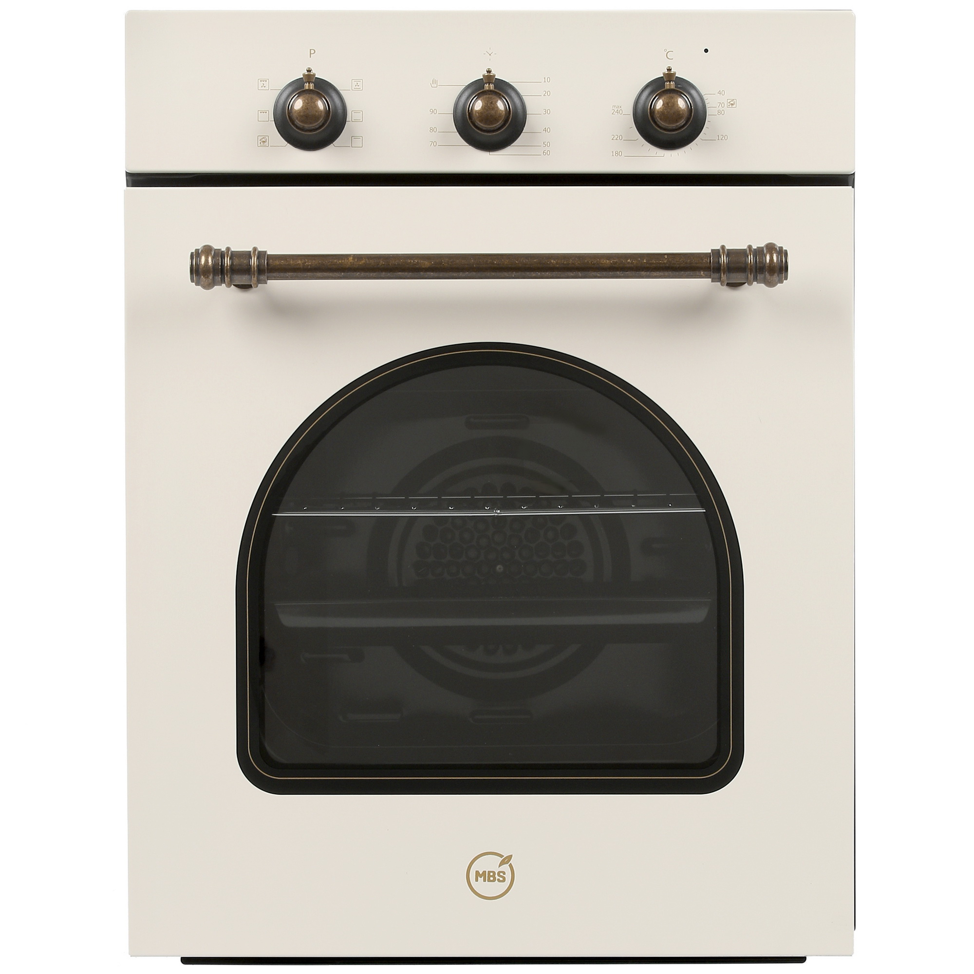 1197019 Электрический духовой шкаф MBS DE-453IV бежевый STDN-0090235