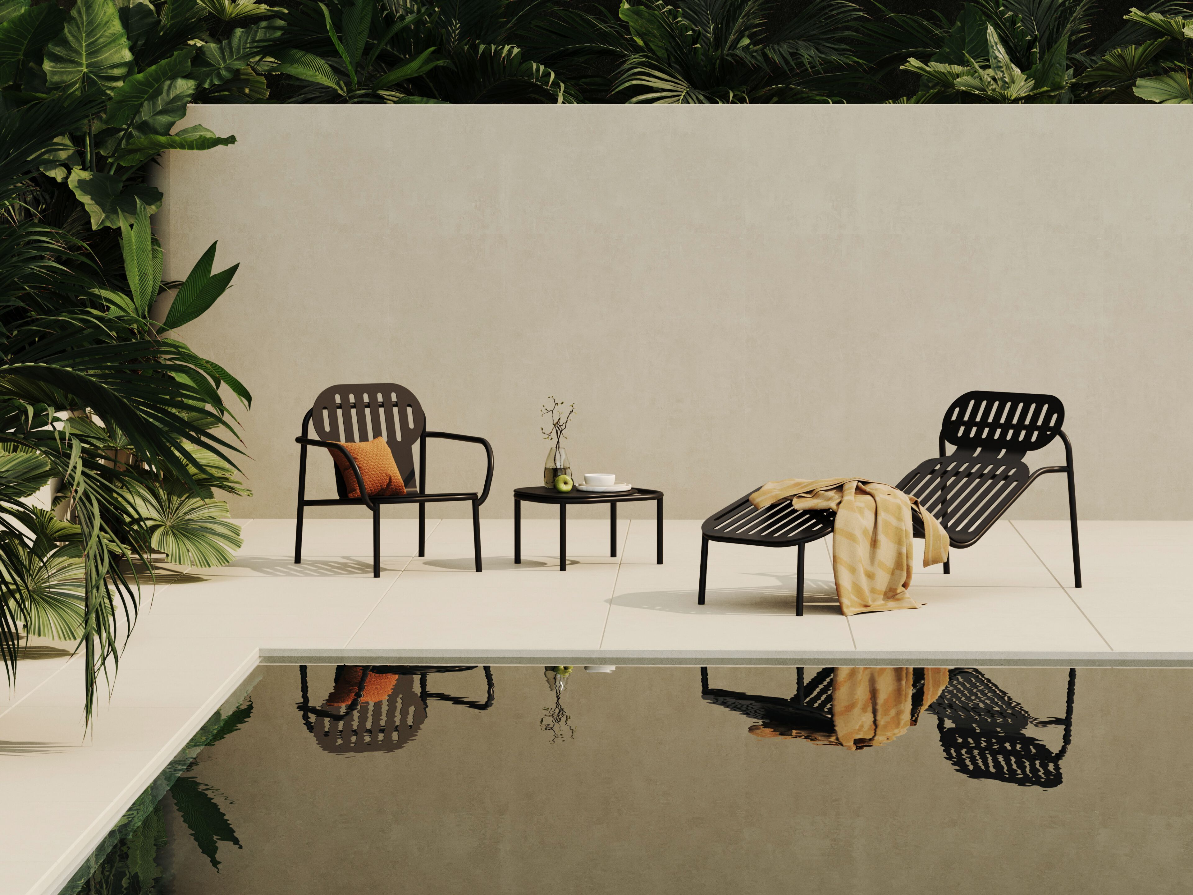 Прямоугольный садовый столик из переработанного алюминия и пластика Joyf пустыня ARCH-00078292 - Вид №2