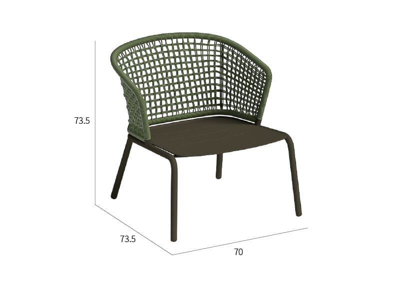 Алюминиевый садовый стул VINEKO Abrazo ARCH-00039949 - Вид №6