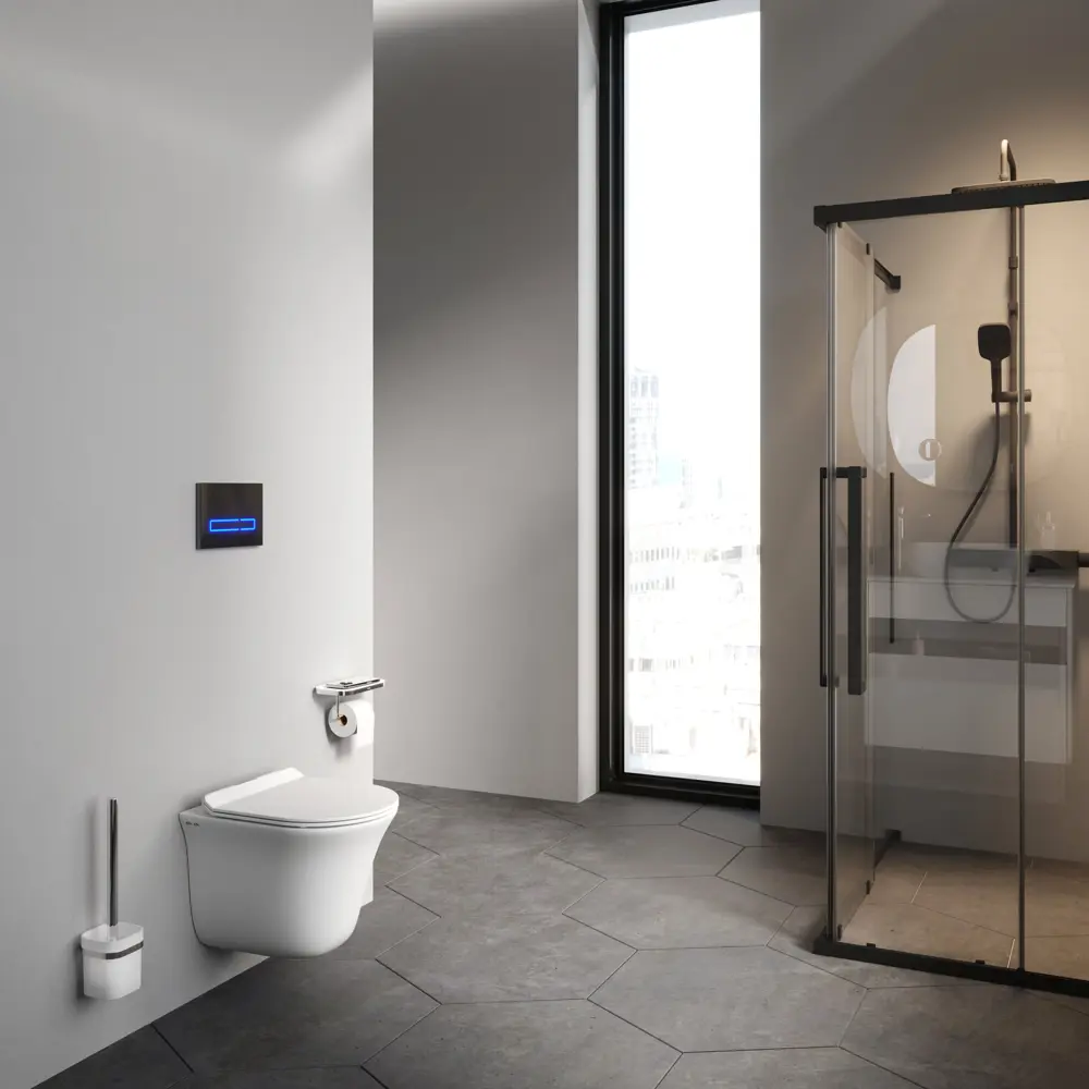 Унитаз подвесной AM.PM Force безободковый с сиденьем микролифт STLM-2095680 - Вид №12