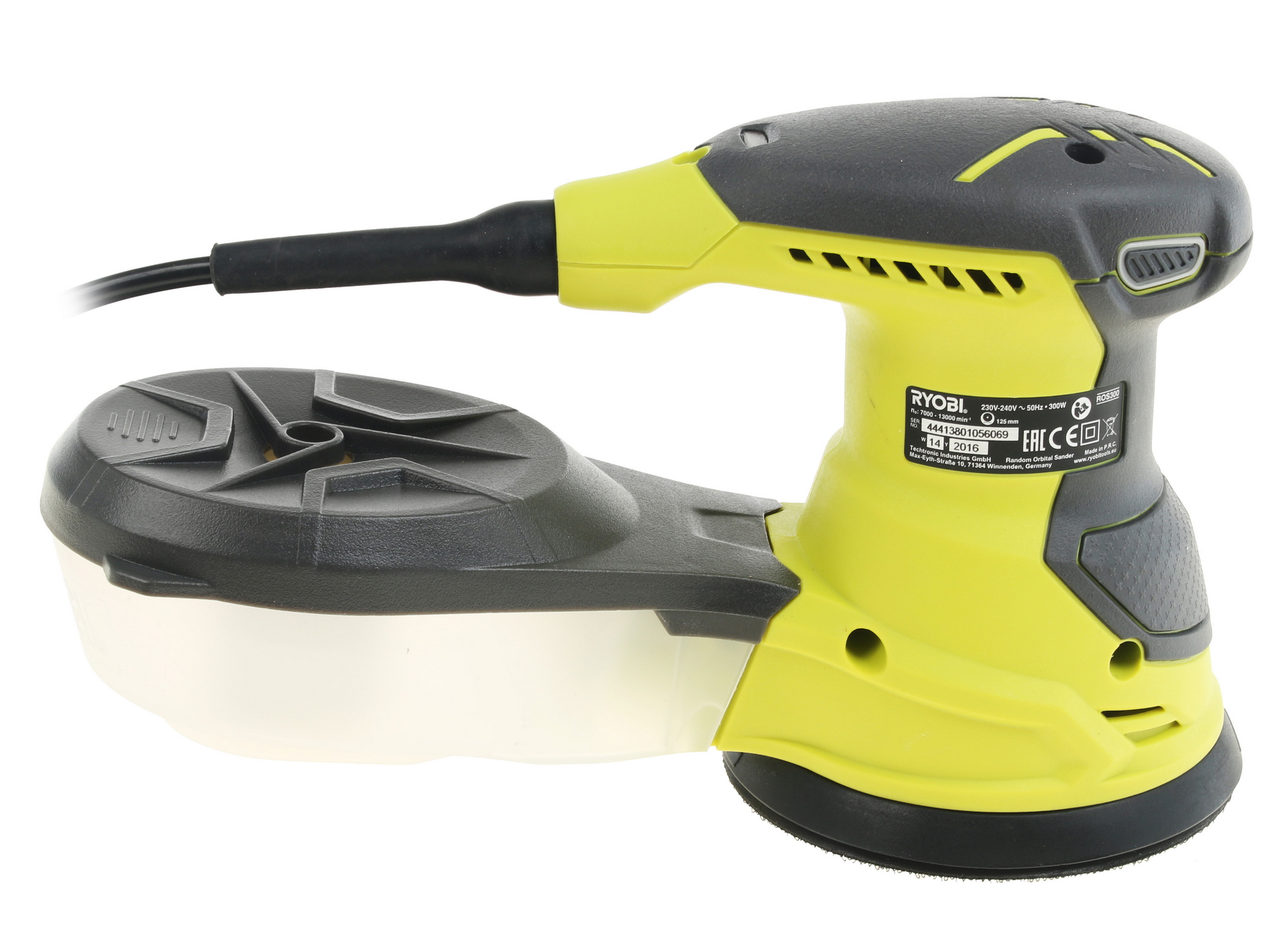 Эксцентриковая шлифмашинка Ryobi ROS300A 1064682 STDN-0123352 - Вид №2