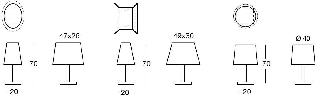 Longhi Настольная лампа из ткани Loveluxe Z 238 - Вид №5