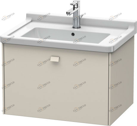 BR404109191 Brioso Тумбочка подвесная Серо-коричневый декор Duravit