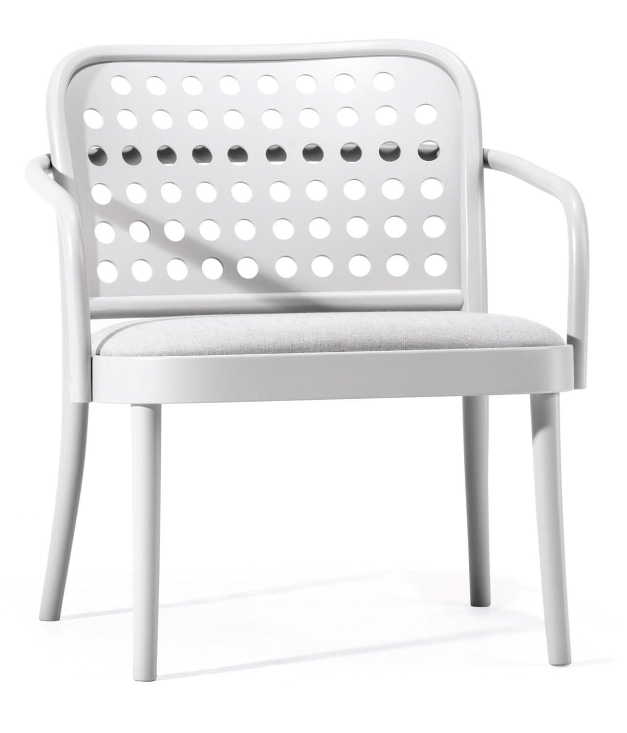 Деревянное кресло с подлокотниками с мягким сиденьем TON 822 ARCH-00035643 - Вид №7