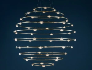 Catellani & Smith Светодиодный подвесной светильник из латуни Petits bijoux Pb56