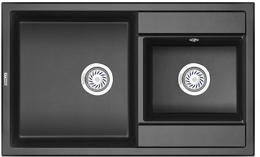 8201, ЧЁРНЫЙ, кухонная мойка, кварц