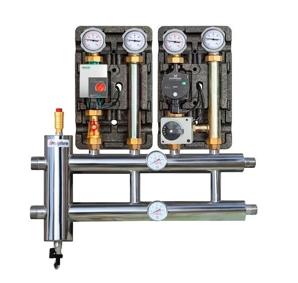 Купить Распределительный коллектор с гидрострелкой 85 кВт, 2+1 контур Прокситерм GSK3221 - Вид №4