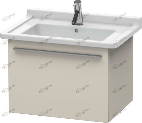 XL604609191 X-Large Тумбочка подвесная Серо-коричневый декор Duravit